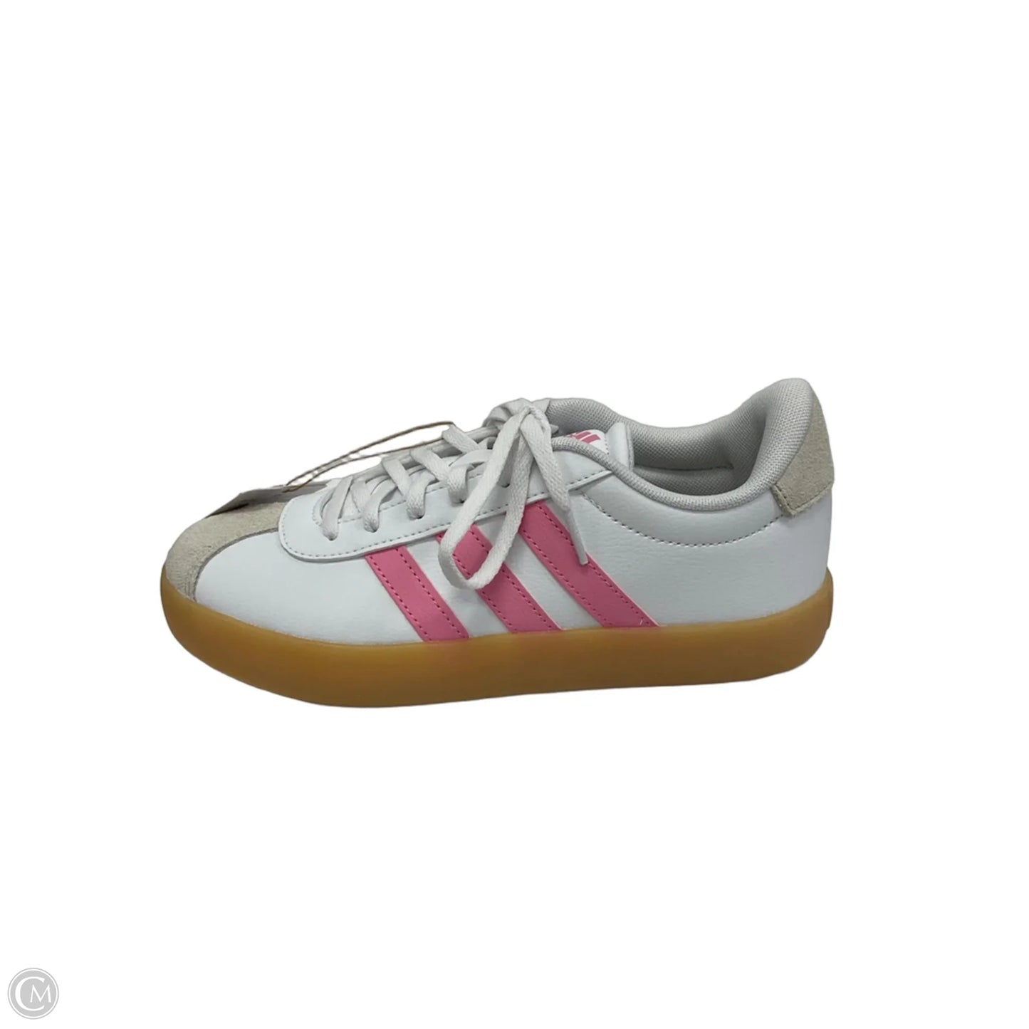 Shoes Athletic By Adidas In Pink & White, Size: 5