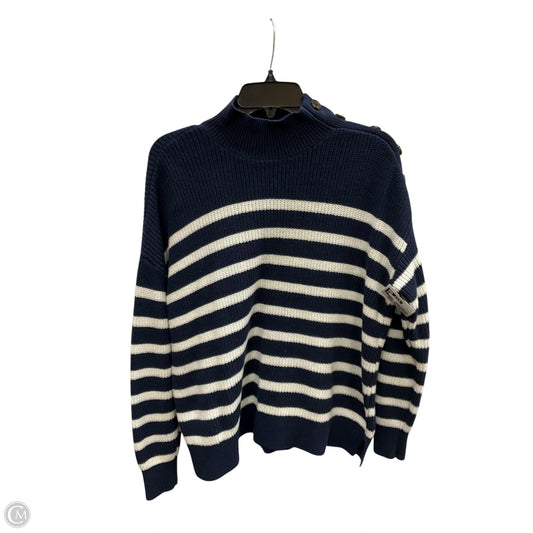 Sweater By Loft In Striped Pattern, Size: M