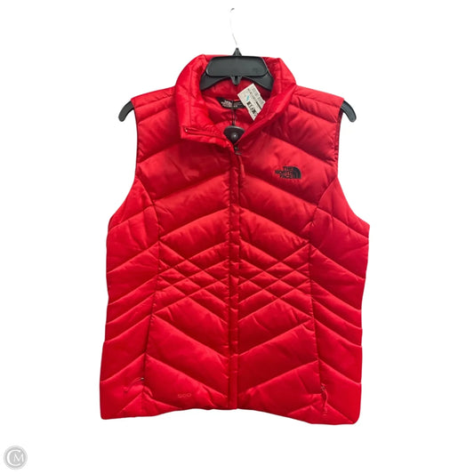 Vest Puffer & Quilted By The North Face In Red, Size: M