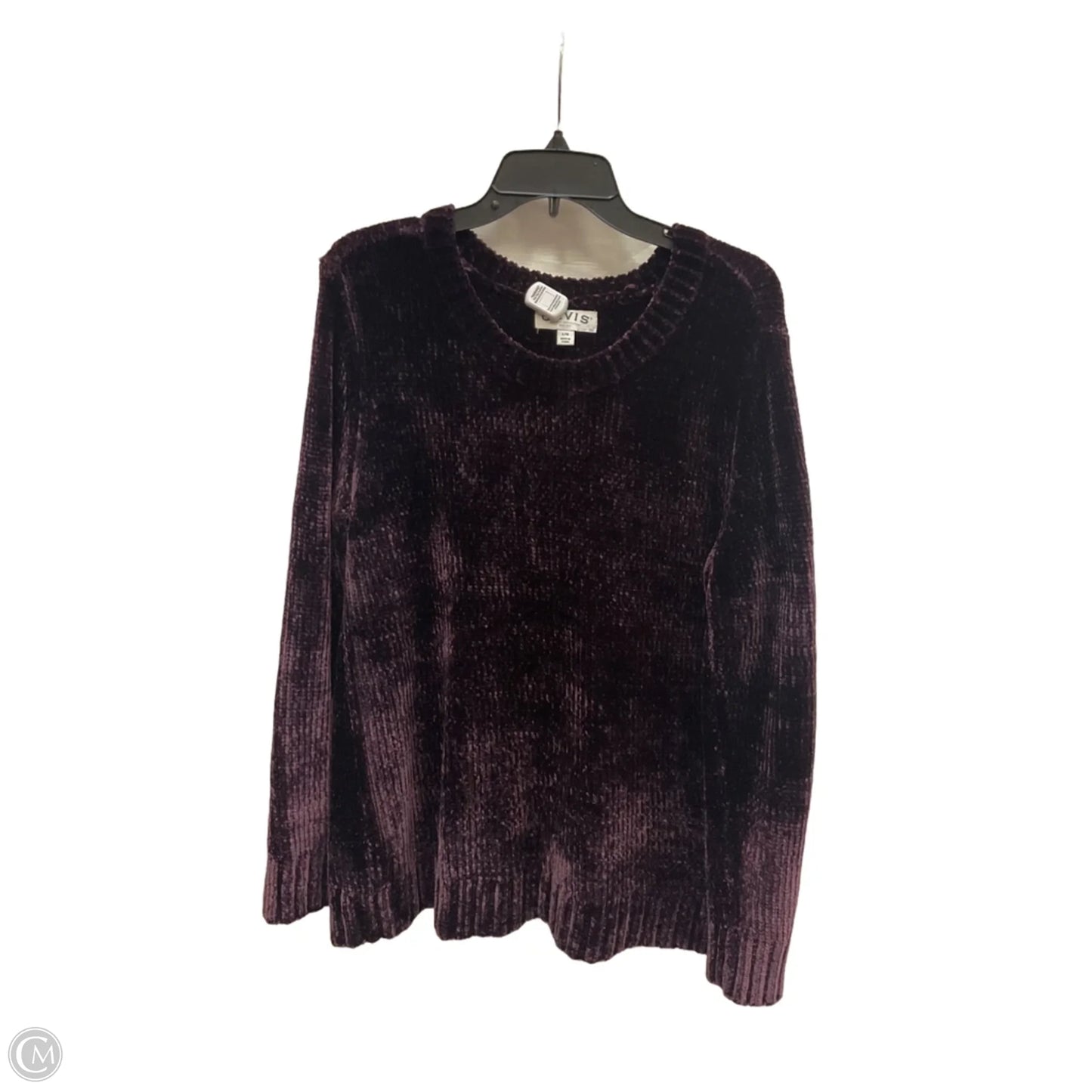 Sweater By Orvis In Maroon, Size: L
