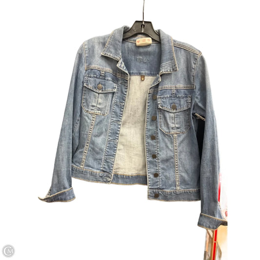 Jacket Denim By Kut In Blue, Size: M