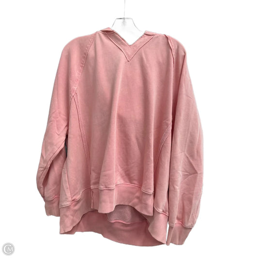 Sweatshirt Hoodie By American Eagle In Pink, Size: S