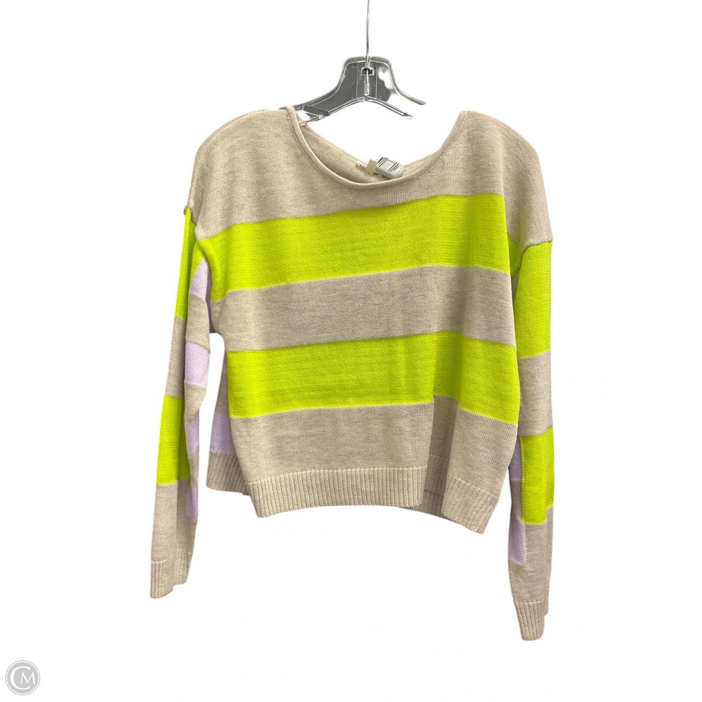 Sweater By En Creme In Striped Pattern, Size: L