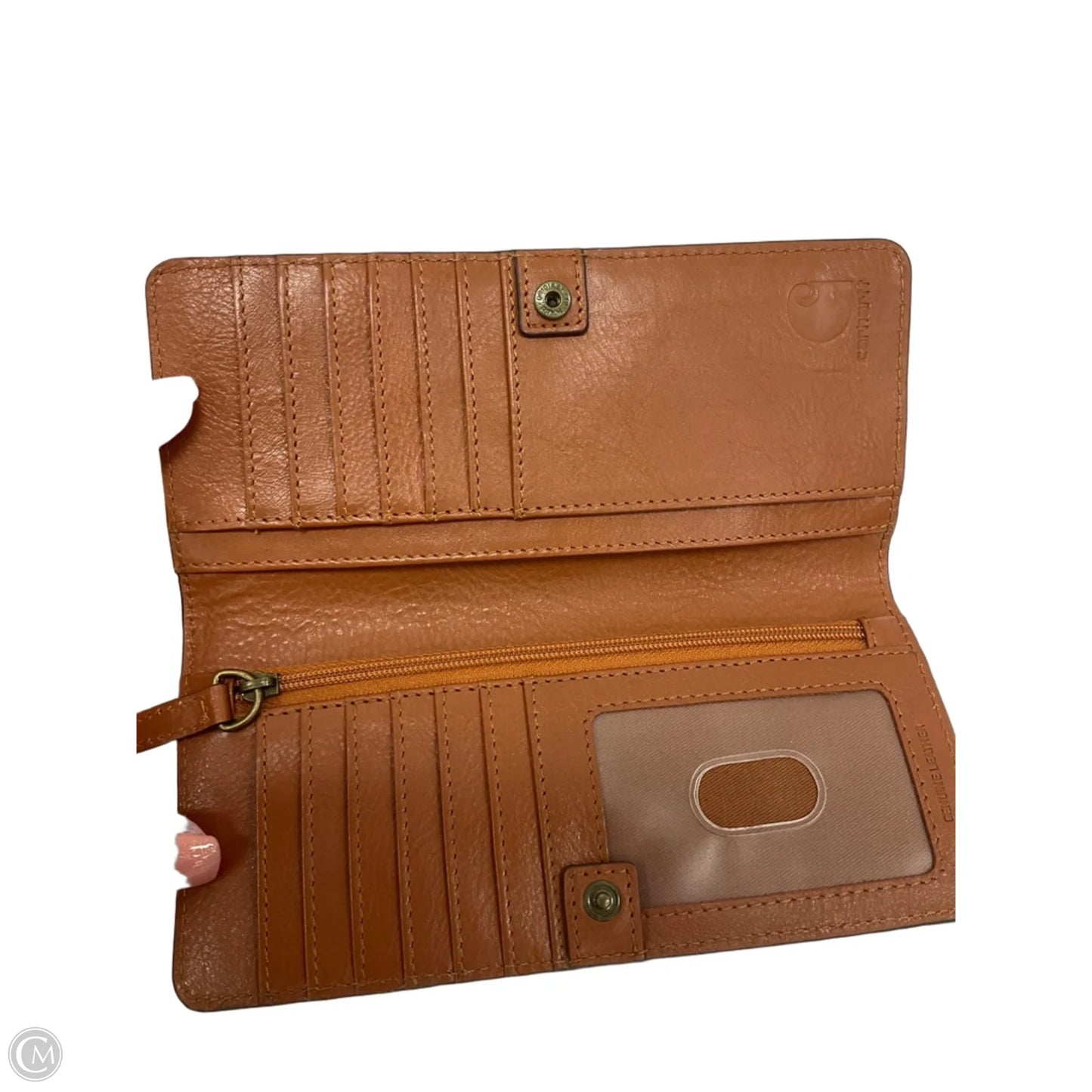 Wallet Leather By Carhartt, Size: Medium