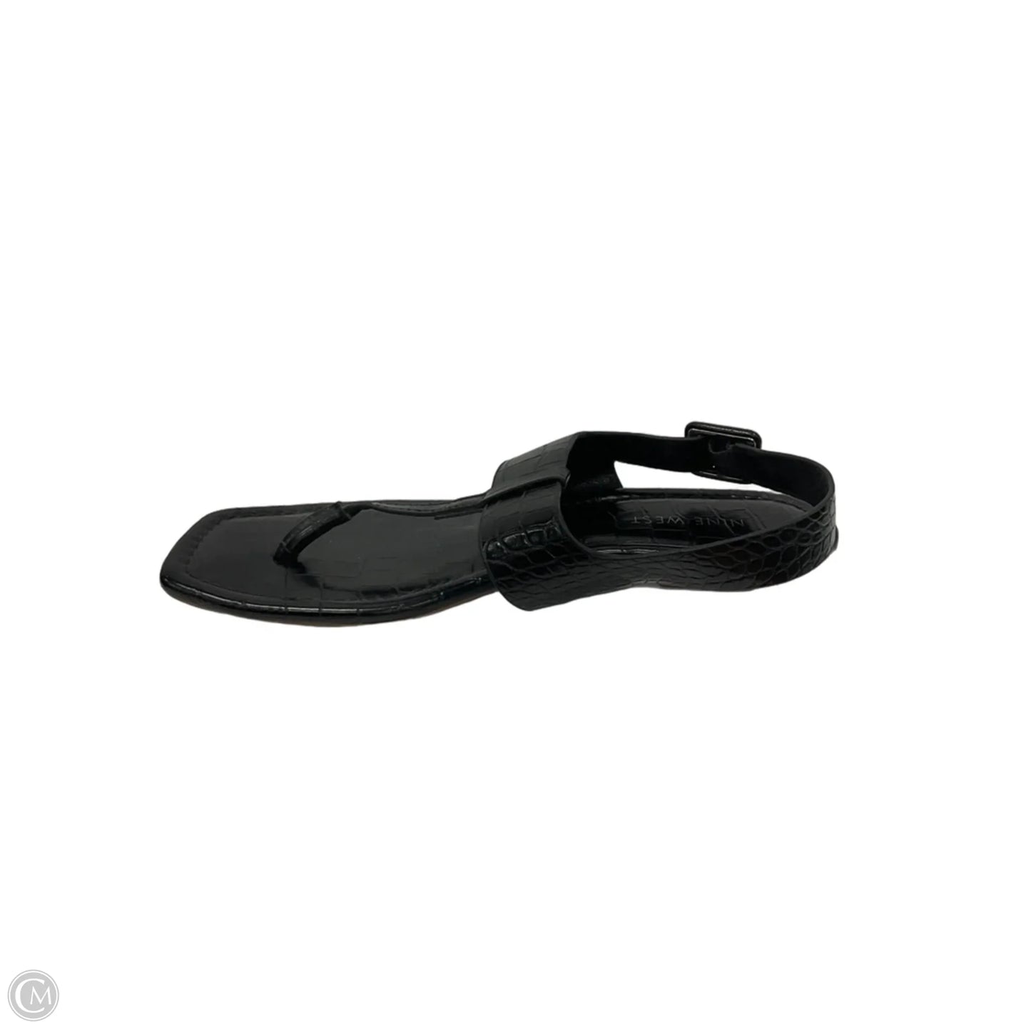 Sandals Flats By Nine West In Black, Size: 8