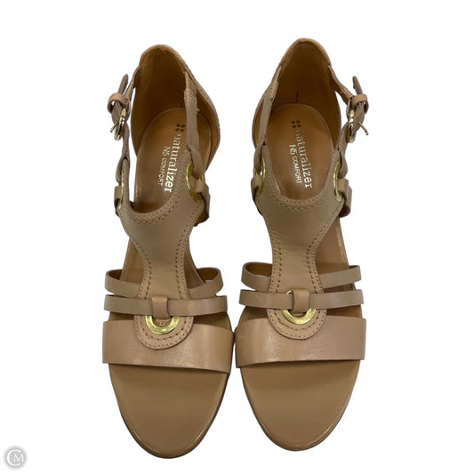 Shoes Heels Platform By Naturalizer In Tan, Size: 7.5
