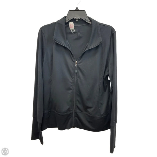 Athletic Jacket By Champion In Black, Size: L