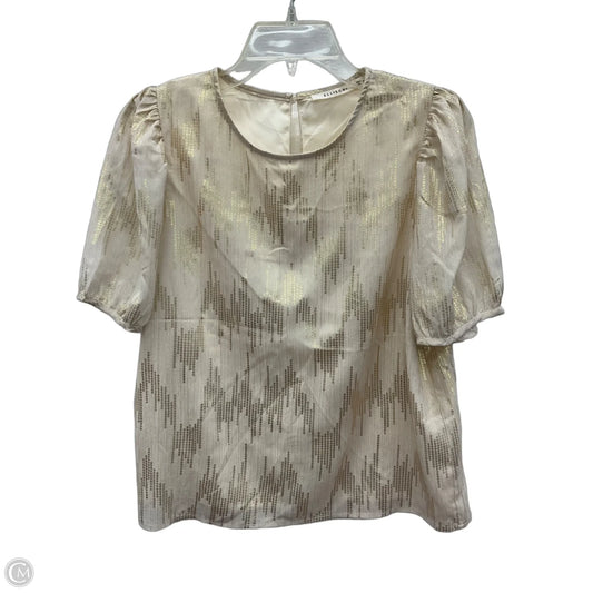 Top Short Sleeve By Ellison In Cream, Size: M