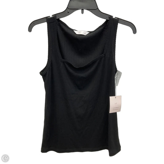 Top Sleeveless By Lc Lauren Conrad In Black, Size: S