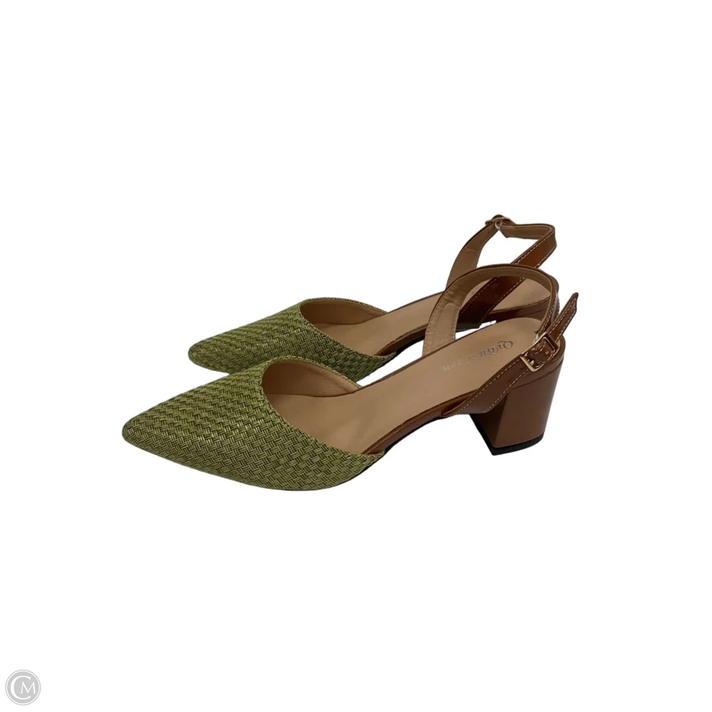 Shoes Heels Block By Cme In Green, Size: 10