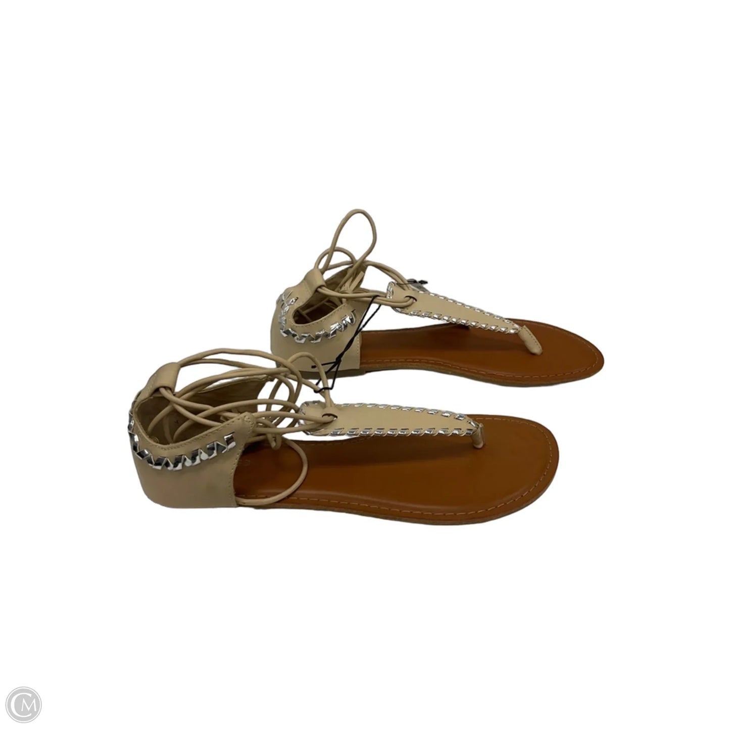 Sandals Flats By Express In Tan, Size: 9