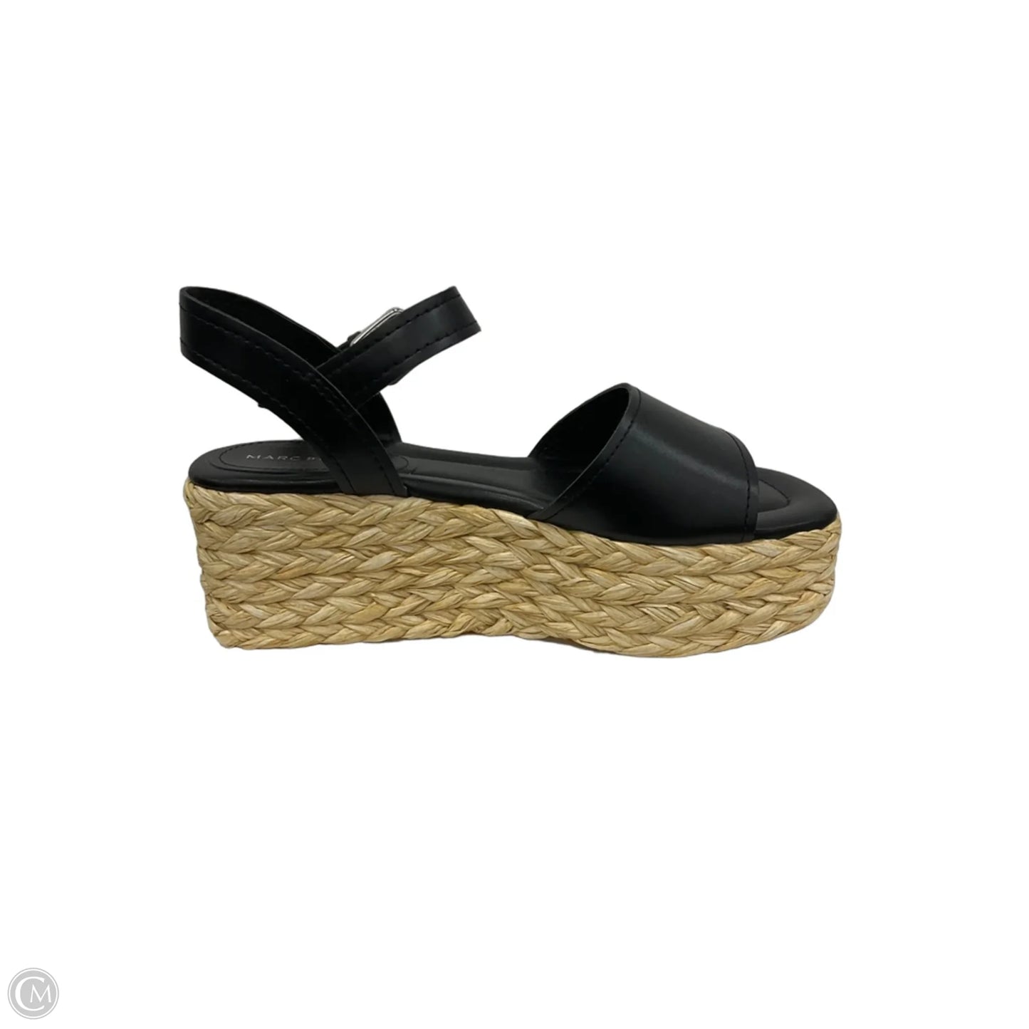 Sandals Heels Platform By Marc Fisher In Black, Size: 8.5
