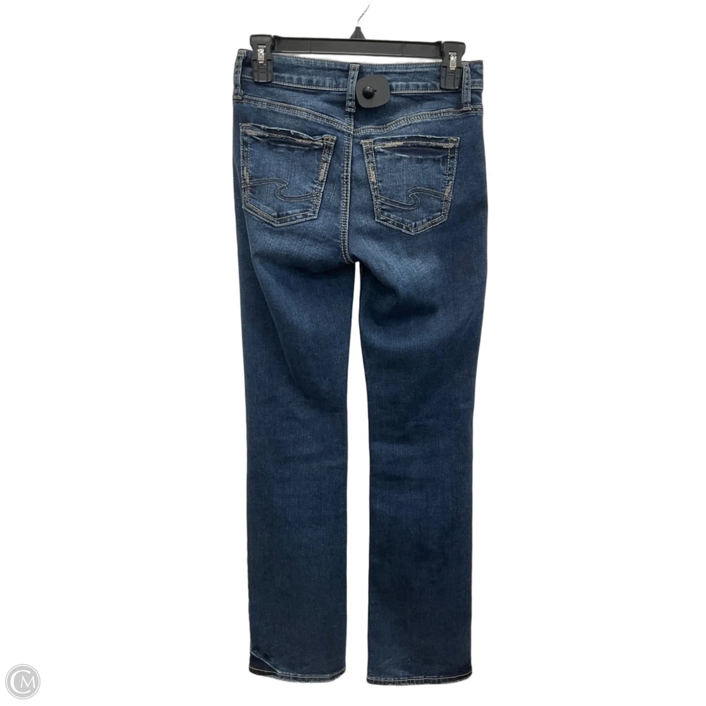 Jeans Flared By Silver In Blue Denim, Size: 2