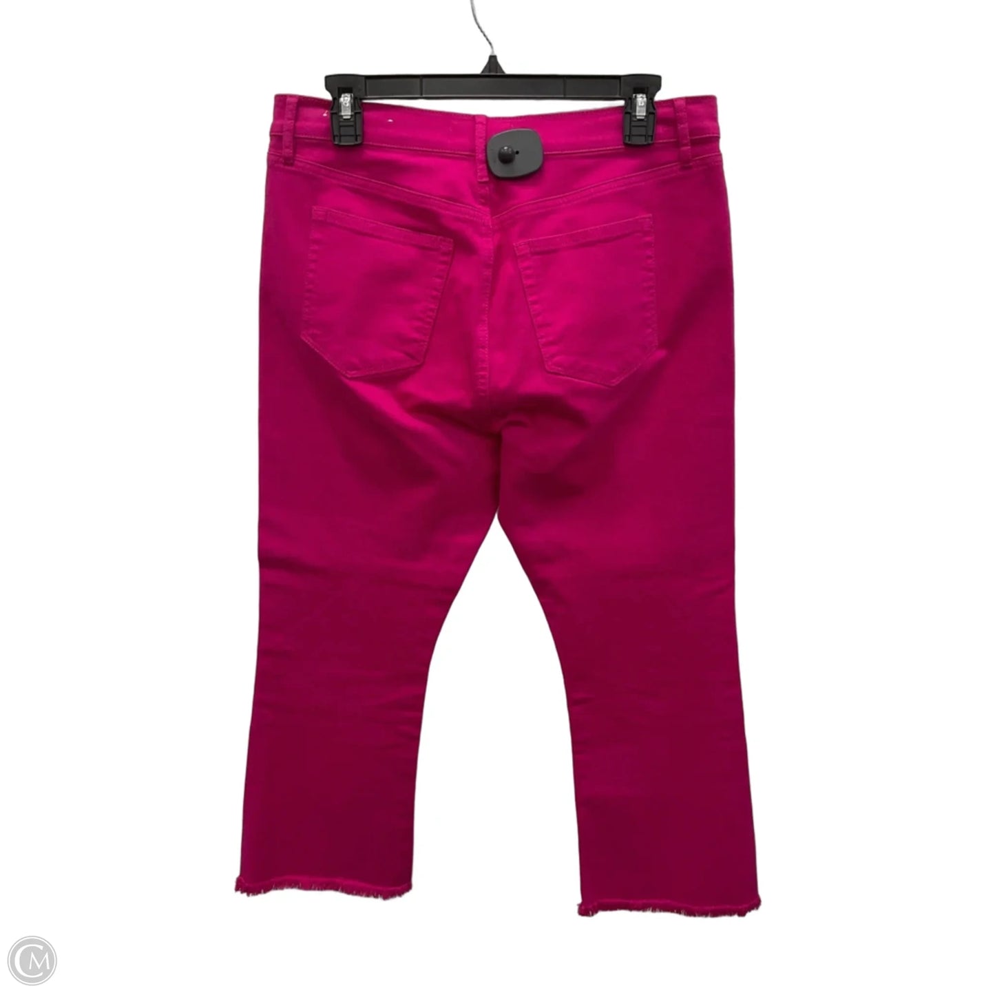 Jeans Cropped By Loft In Pink, Size: 10