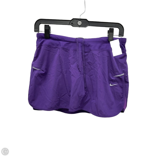 Athletic Skort By Nike In Purple, Size: S