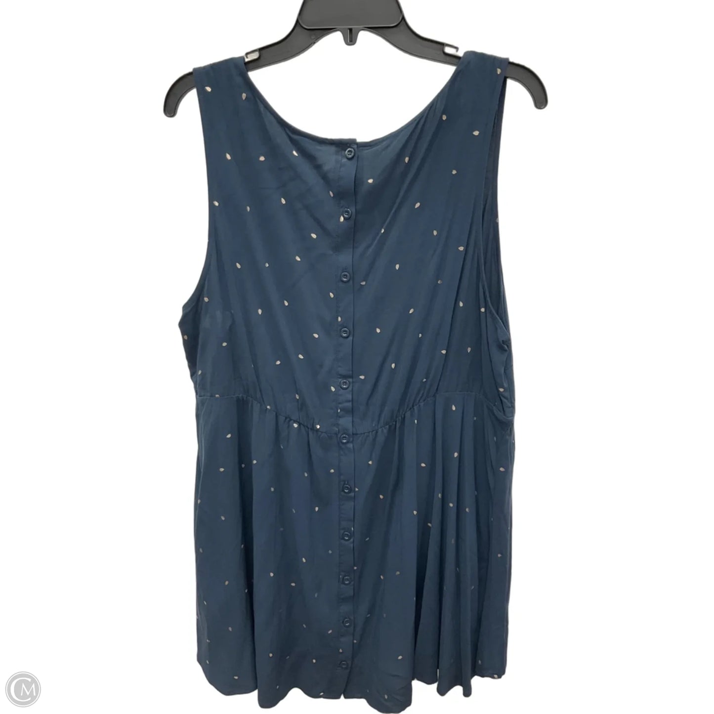 Top Sleeveless By Torrid In Blue, Size: 2x