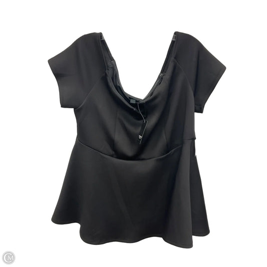 Top Short Sleeve By Torrid In Black, Size: 1x