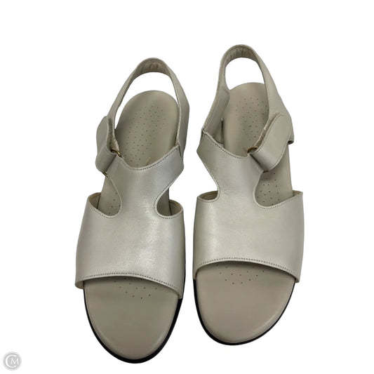 Sandals Heels Block By Sas In Beige, Size: 9.5