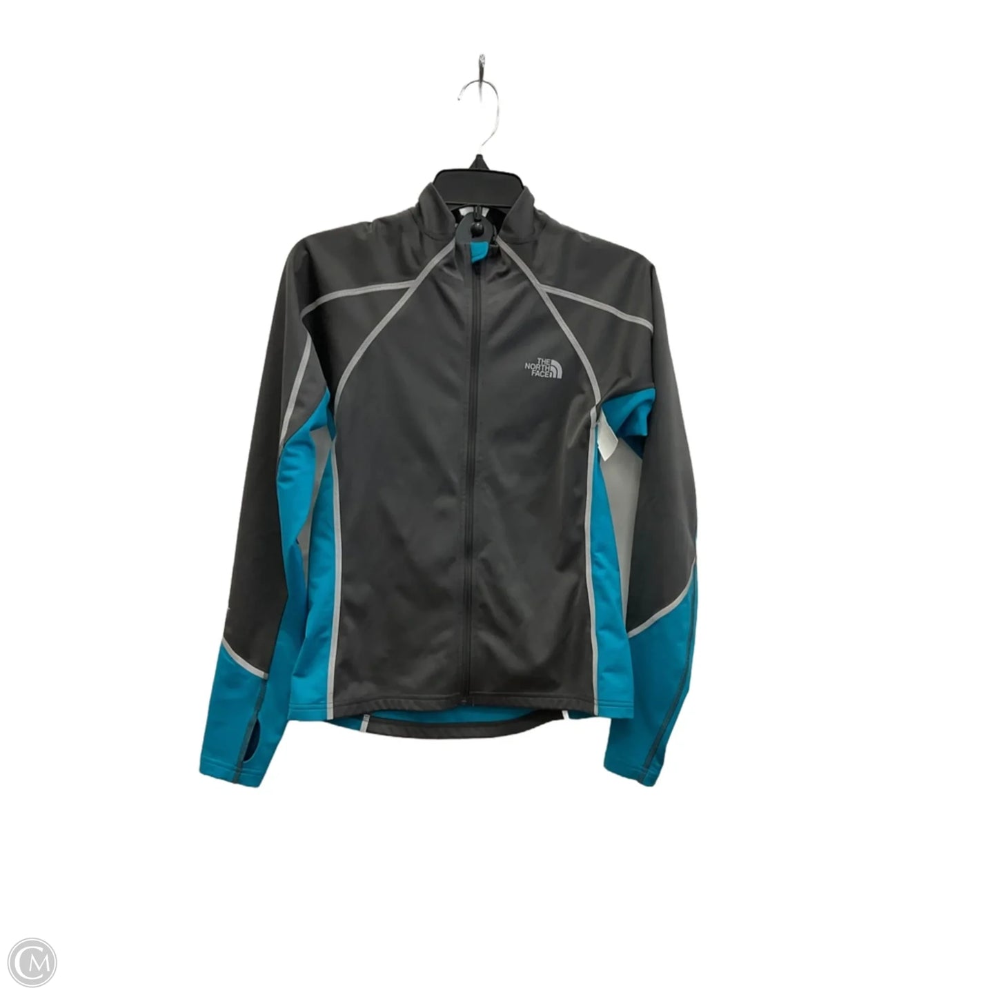 Athletic Jacket By The North Face In Grey, Size: S