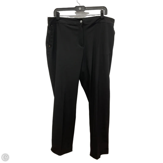 Athletic Pants By Zenergy By Chicos In Black, Size: Xl