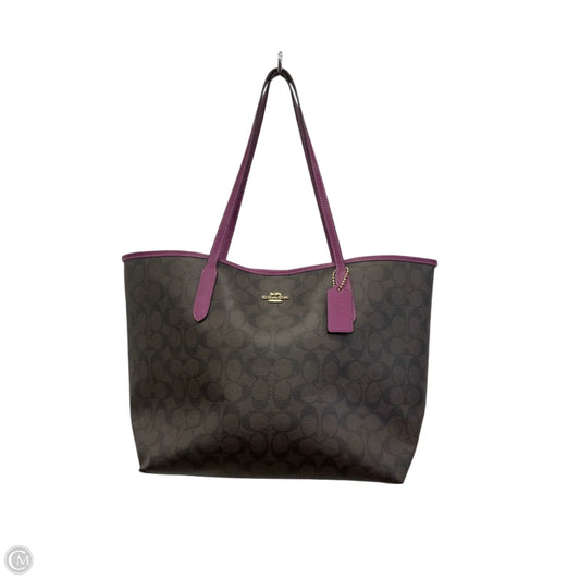 Tote Designer By Coach, Size: Large