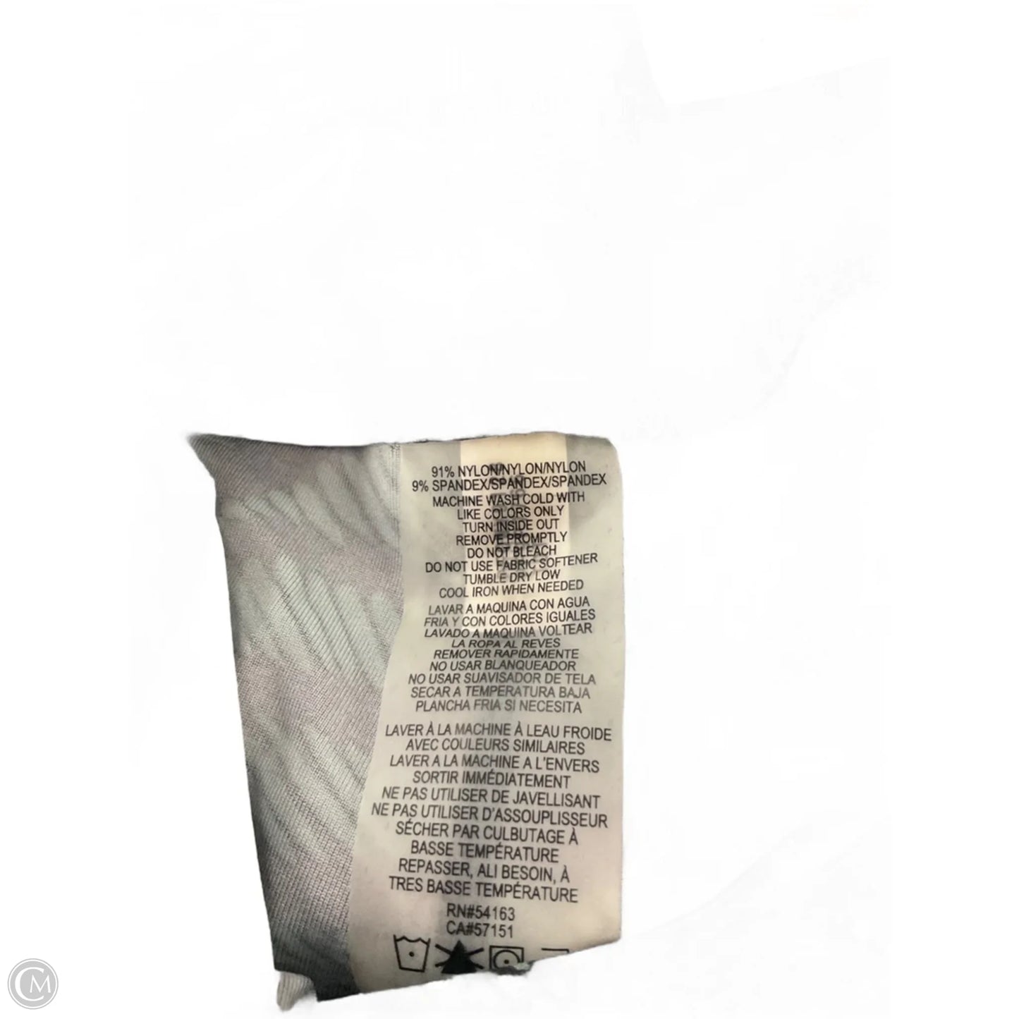 Athletic Leggings Capris By Calvin Klein In Black & Green, Size: Xxl