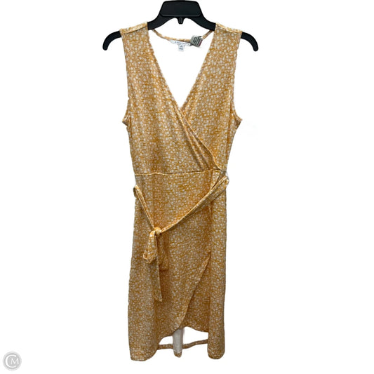 Dress Casual Midi By Hawthorn In Orange, Size: M