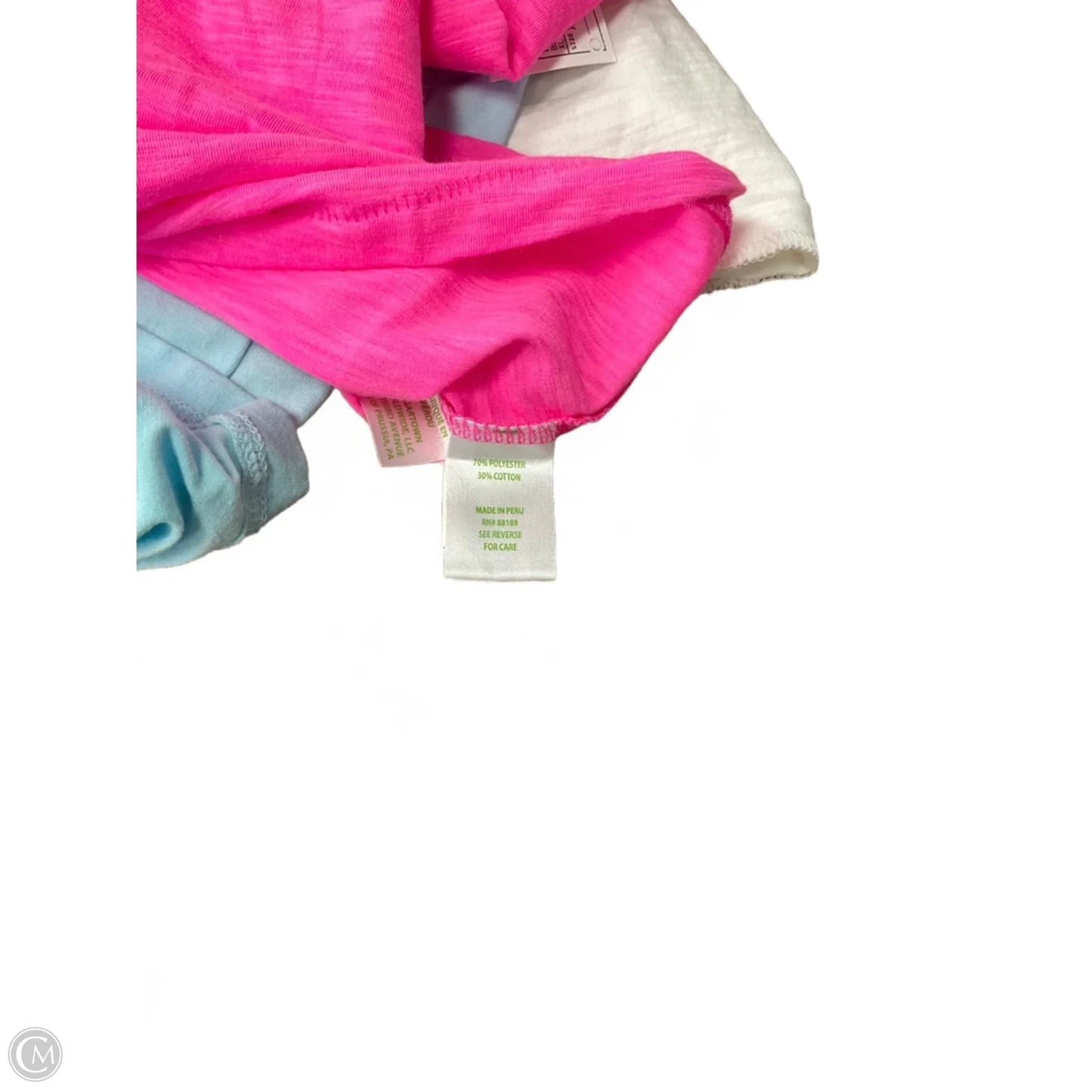 Top Short Sleeve Designer By Lilly Pulitzer In Pink, Size: Xxl