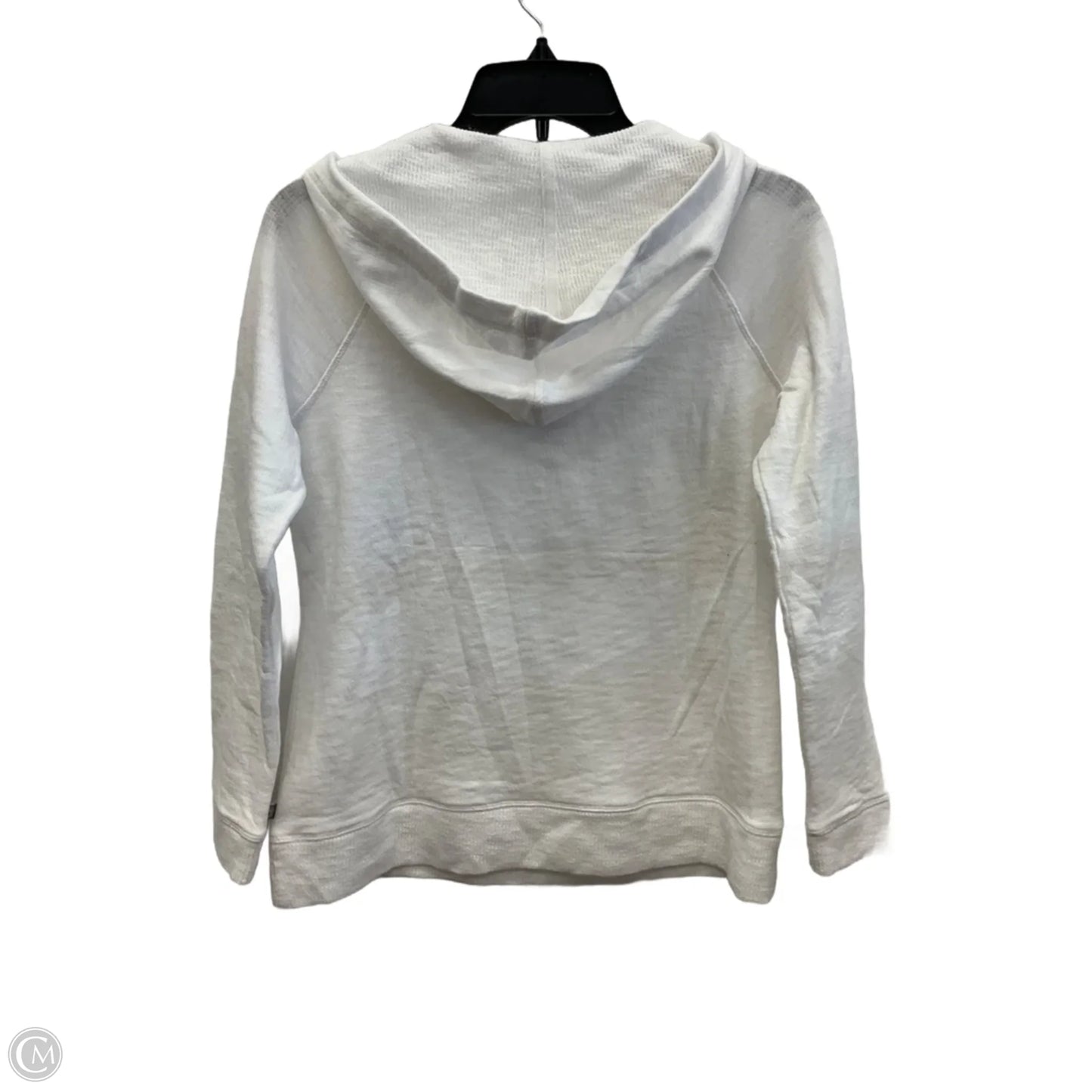 Athletic Top Long Sleeve Hoodie By Talbots In White, Size: Sp