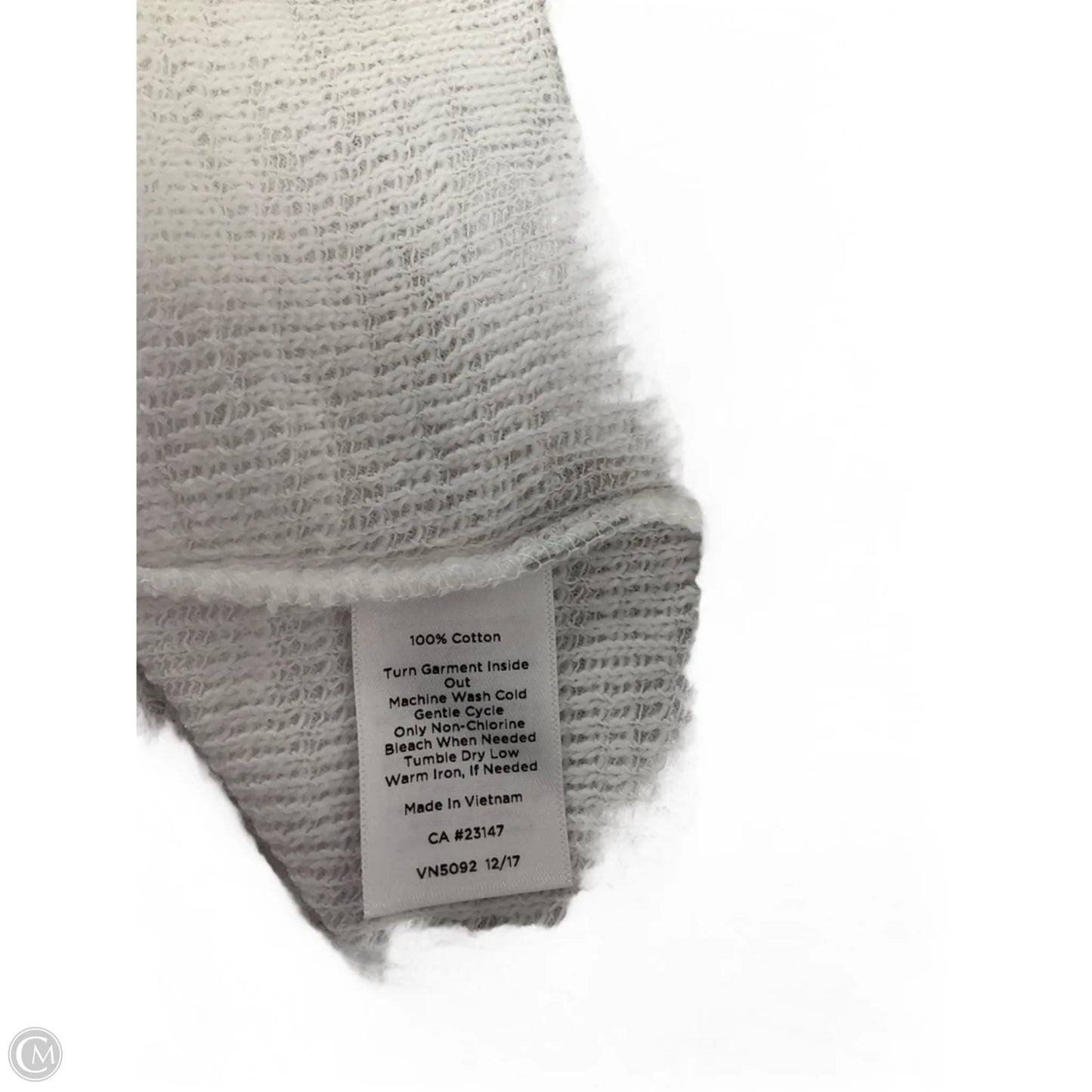 Athletic Top Long Sleeve Hoodie By Talbots In White, Size: Sp