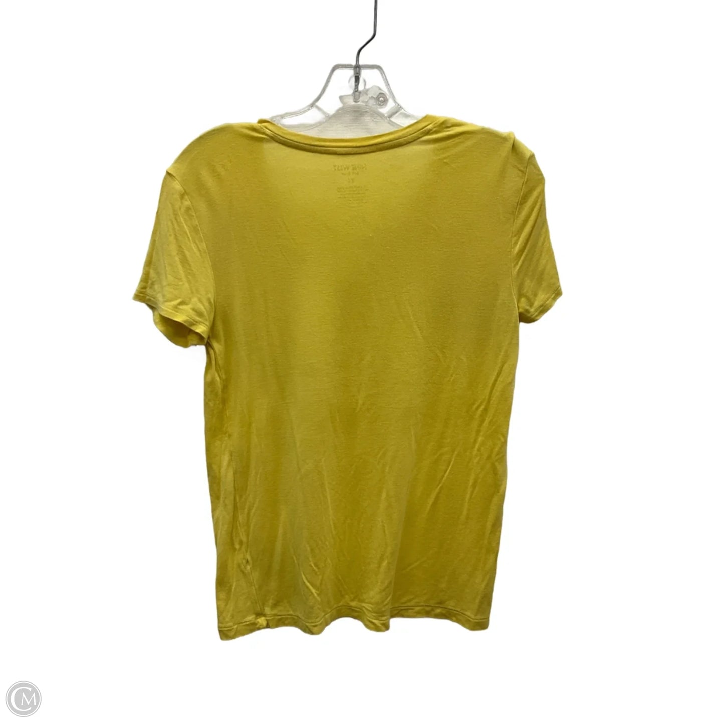 Top Short Sleeve By Nine West In Yellow, Size: Xs
