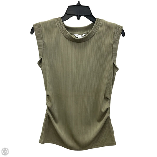 Top Sleeveless By Nine West In Green, Size: S