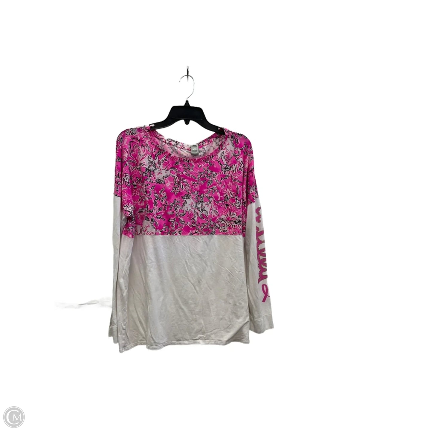 Top Long Sleeve Designer By Lilly Pulitzer In White, Size: Xl