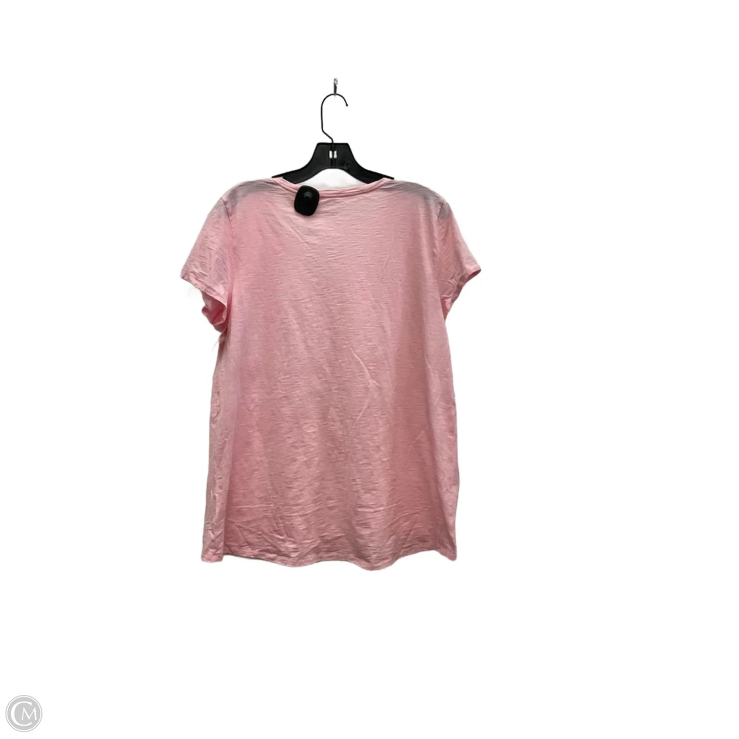 Top Short Sleeve Designer By Lilly Pulitzer In Pink, Size: Xl