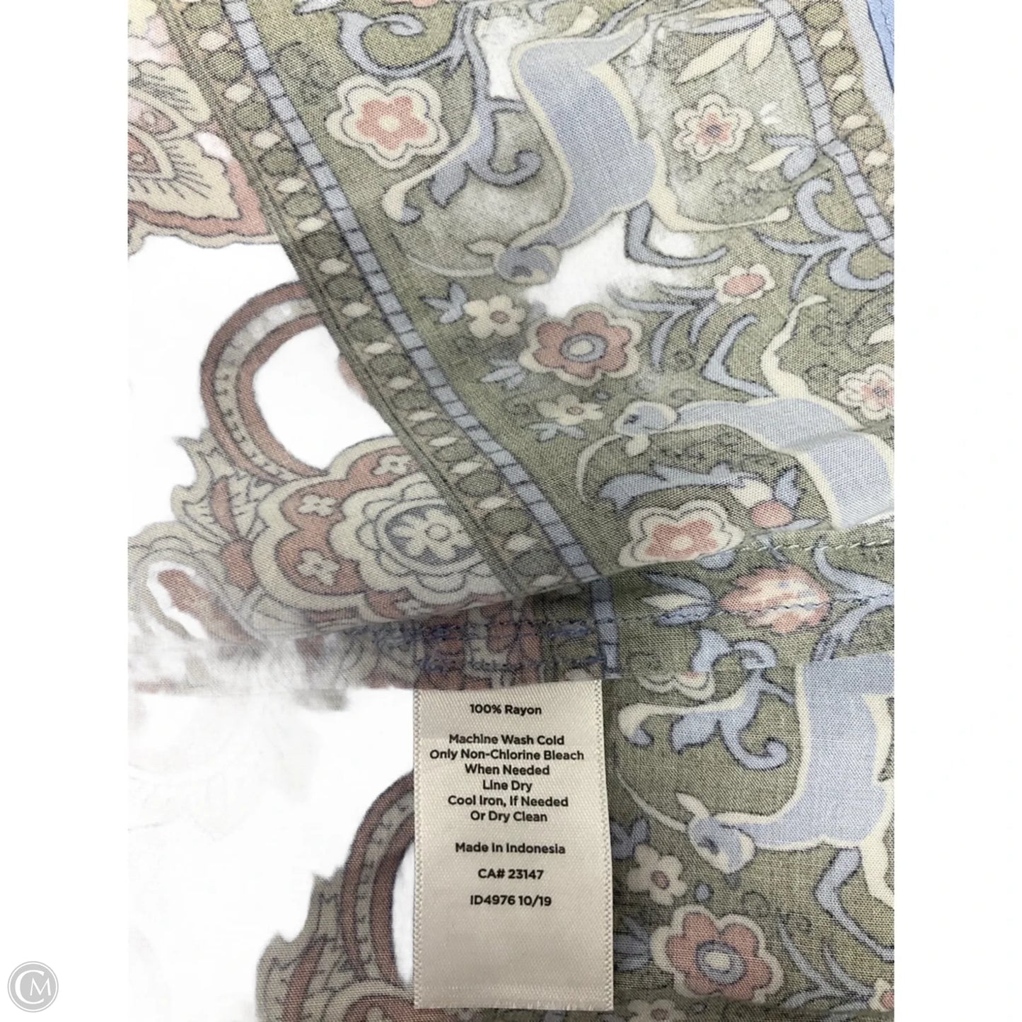 Top Sleeveless By Talbots In Blue, Size: L
