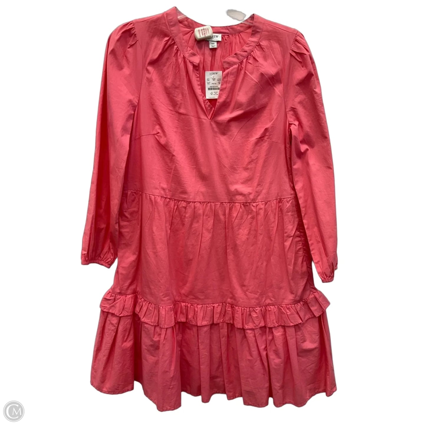 Dress Casual Midi By J. Crew In Pink, Size: Xs