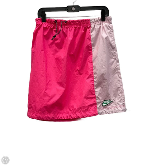 Athletic Skirt By Nike In Pink, Size: 1x