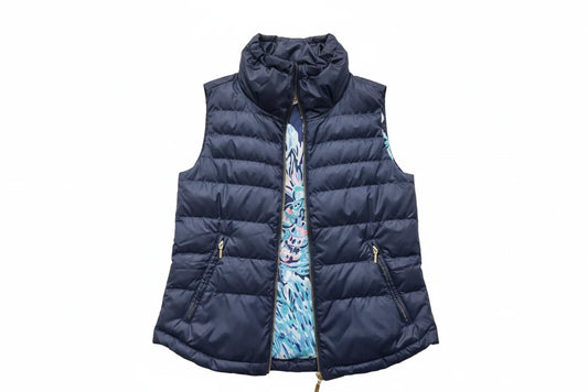 Vest Designer By Lilly Pulitzer In Blue, Size: Xs