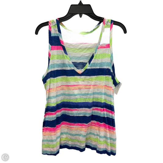 Top Sleeveless Designer By Lilly Pulitzer In Multi-colored, Size: Xl