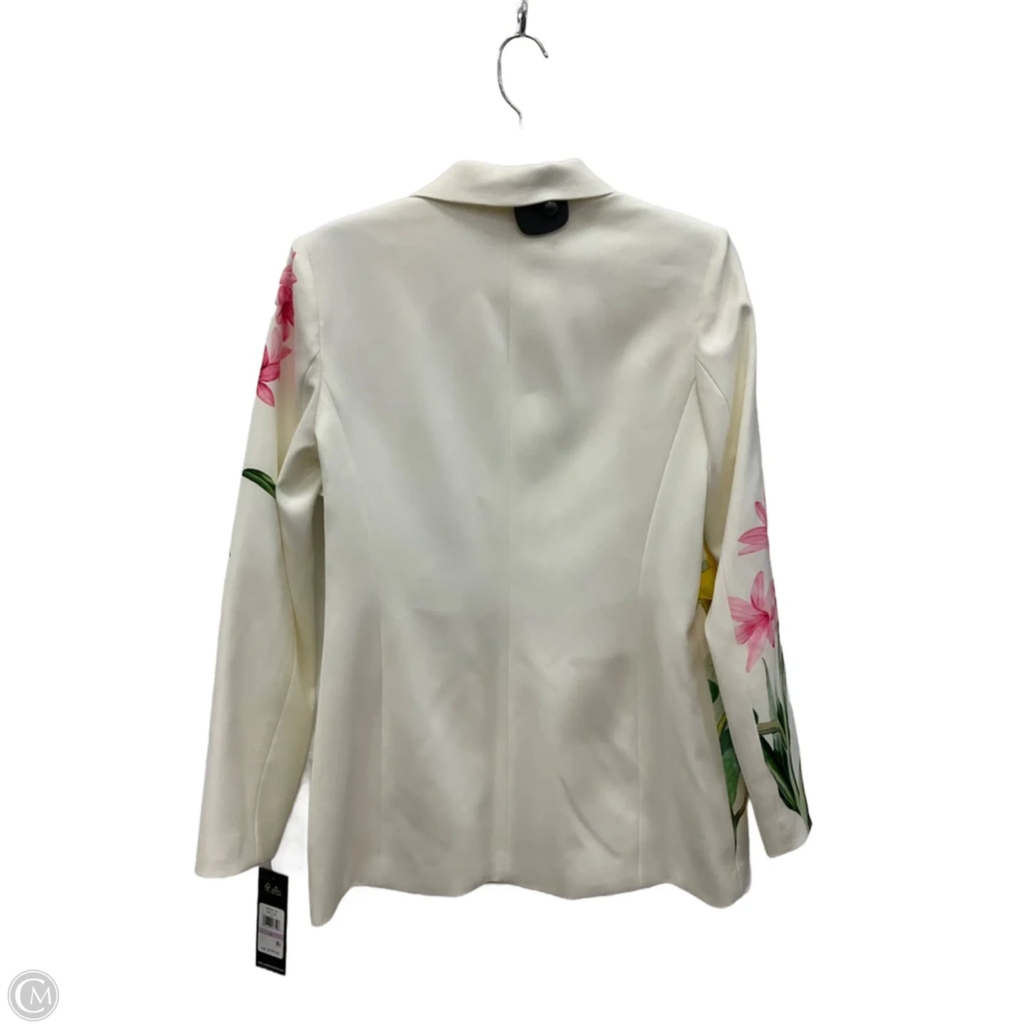 Blazer Designer By Karl Lagerfeld In White, Size: 6