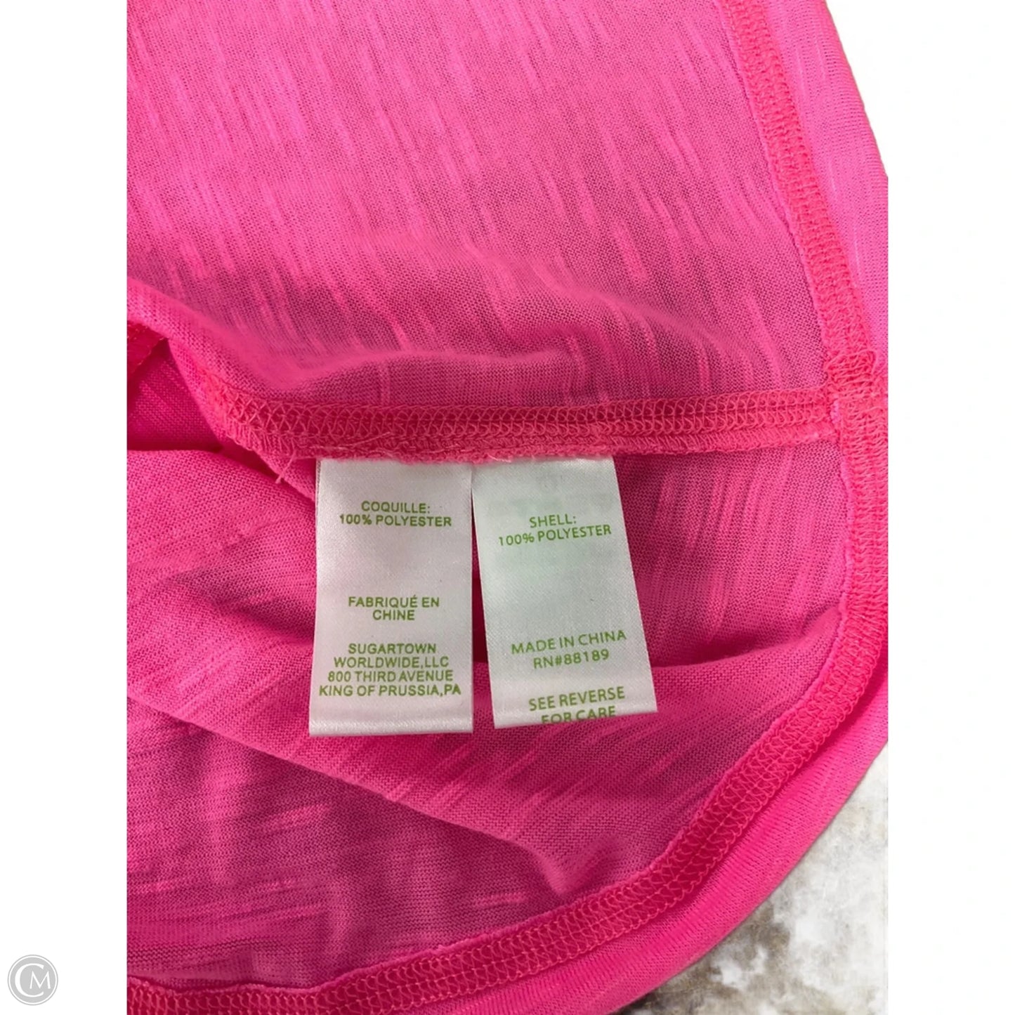 Top Sleeveless Designer By Lilly Pulitzer In Pink, Size: Xl