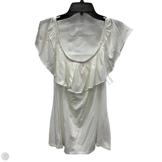 Top Sleeveless Designer By Lilly Pulitzer In White, Size: Xl