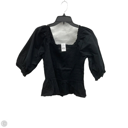 Top 3/4 Sleeve By Loft In Black, Size: S