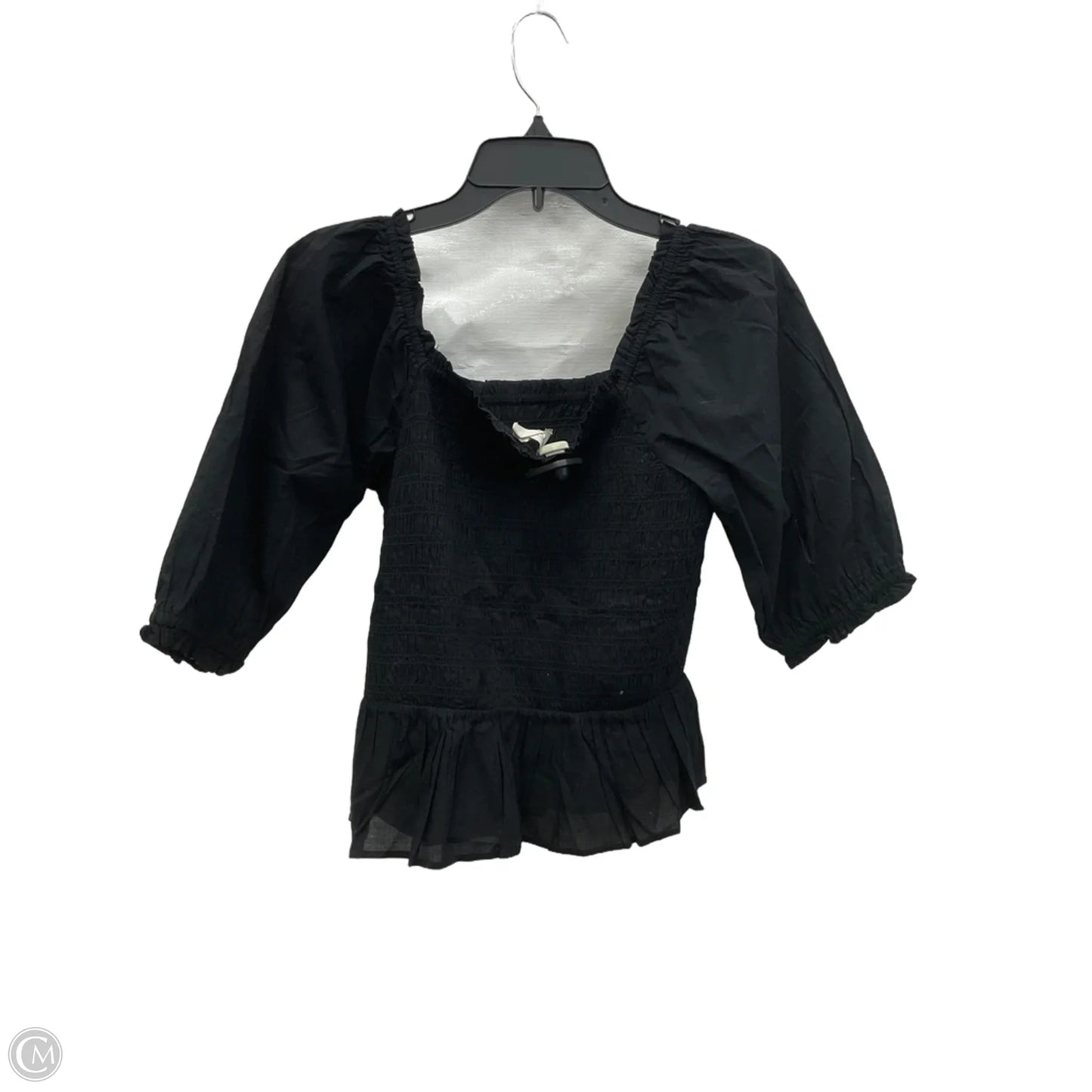 Top 3/4 Sleeve By Loft In Black, Size: S