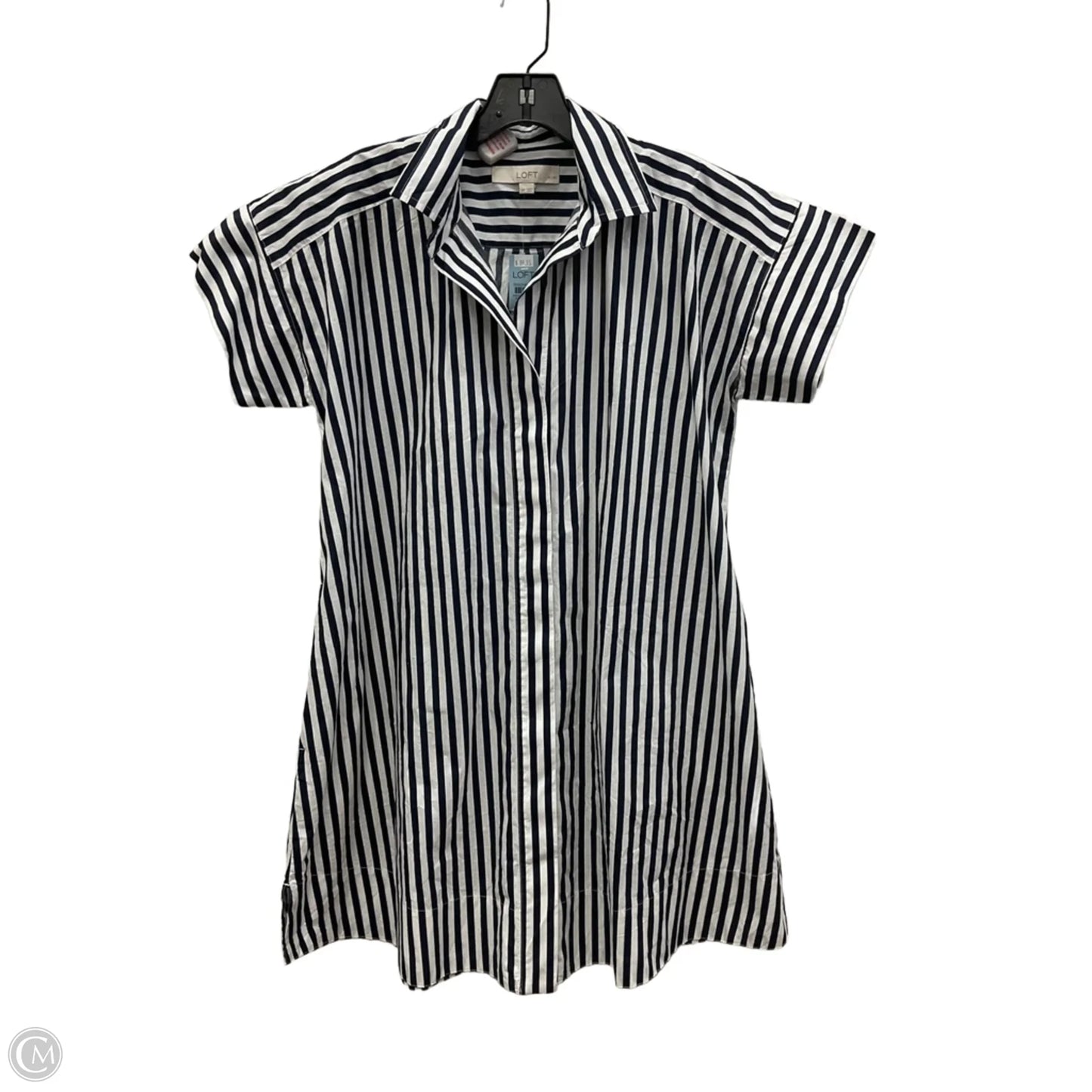 Dress Casual Short By Loft In Striped Pattern, Size: Sp