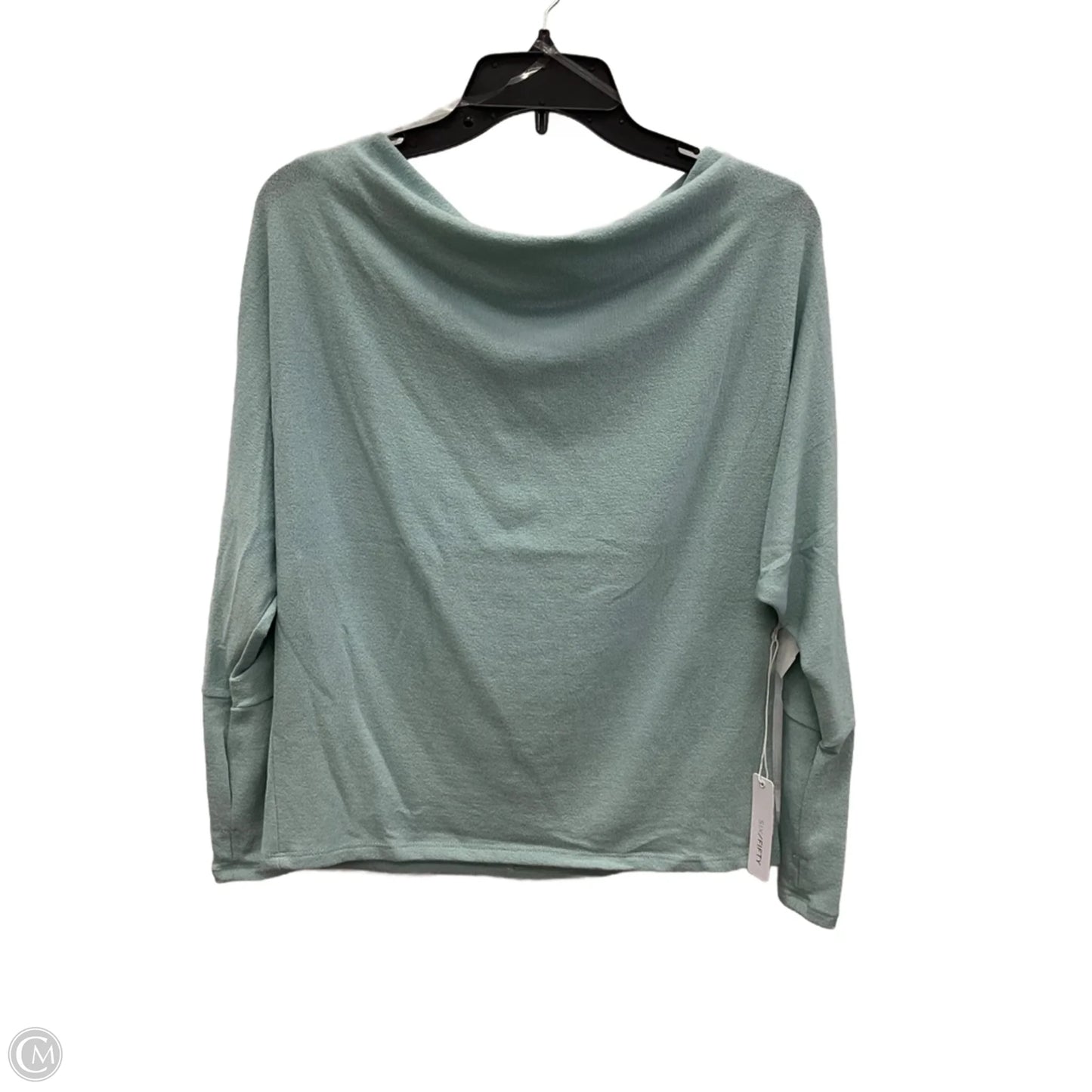 Top Long Sleeve By Cmc In Blue, Size: S