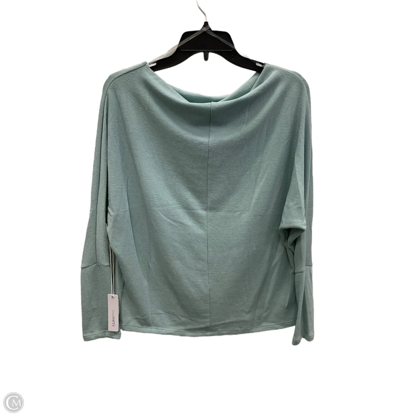 Top Long Sleeve By Cmc In Blue, Size: S