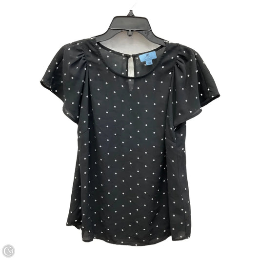 Top Sleeveless By Cece In Black, Size: S