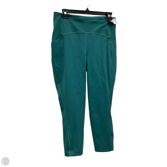 Athletic Leggings By Lululemon In Green, Size: 10