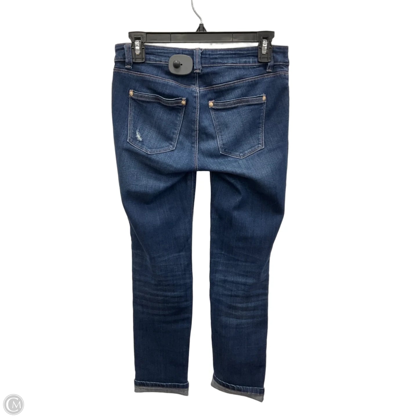 Jeans Cropped By White House Black Market In Blue Denim, Size: 0